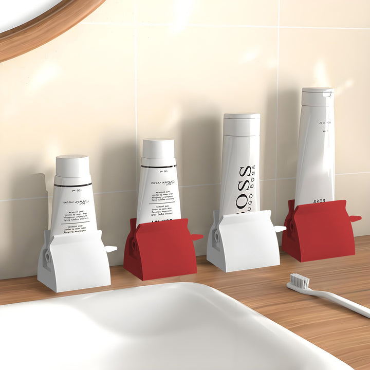 2 Pcs Toothpaste Rolling Dispensers Squeezer