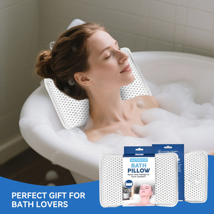 Suction Cup Bath Pilllow