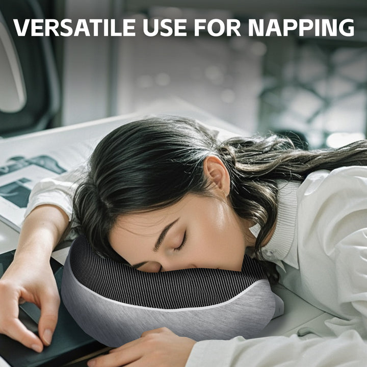 Compact Luxury Memory Foam Travel Pillow