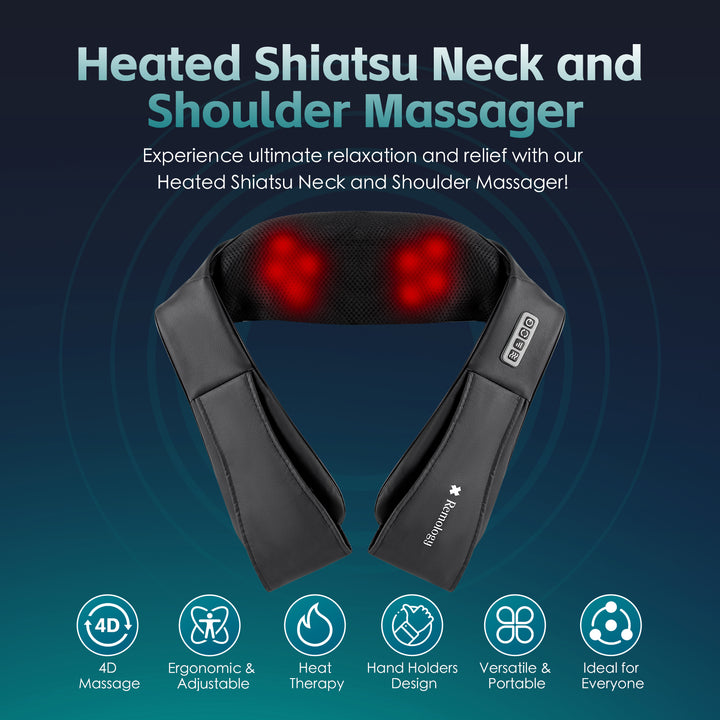 Heated Shiatsu Neck Massager