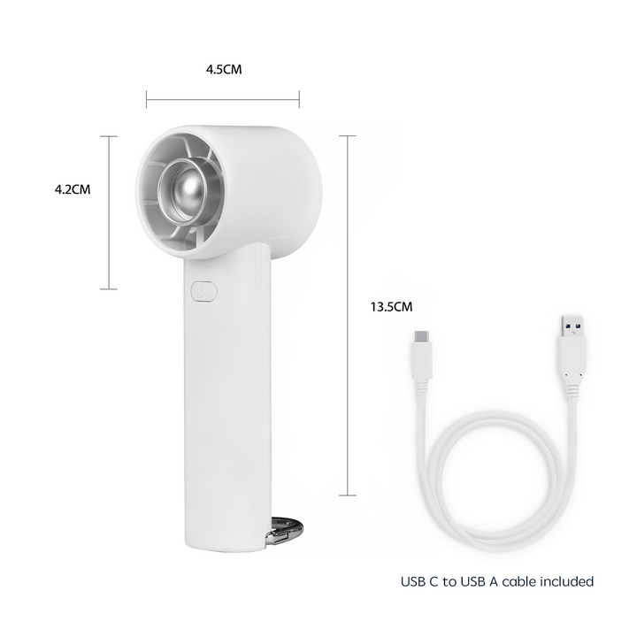 Handheld USB-C Rechargeable Mini Fan