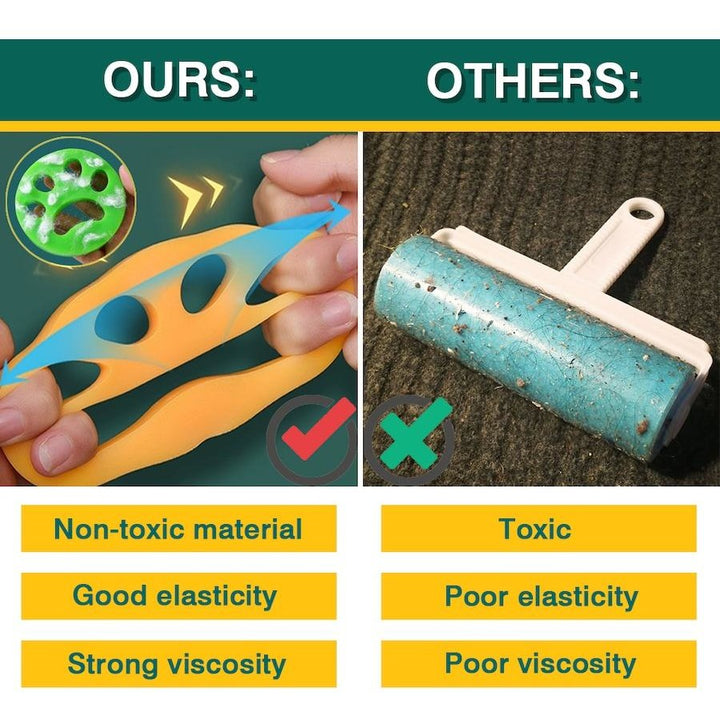 4 Pcs Silicone Pet Hair Remover