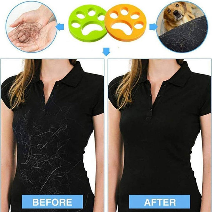 4 Pcs Silicone Pet Hair Remover