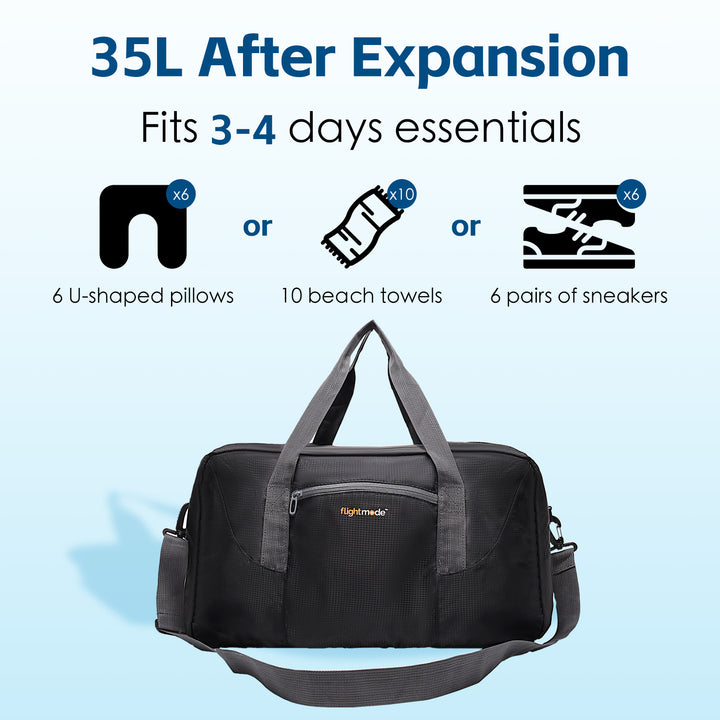 35L Foldable Lightweight Duffel Travel Bag