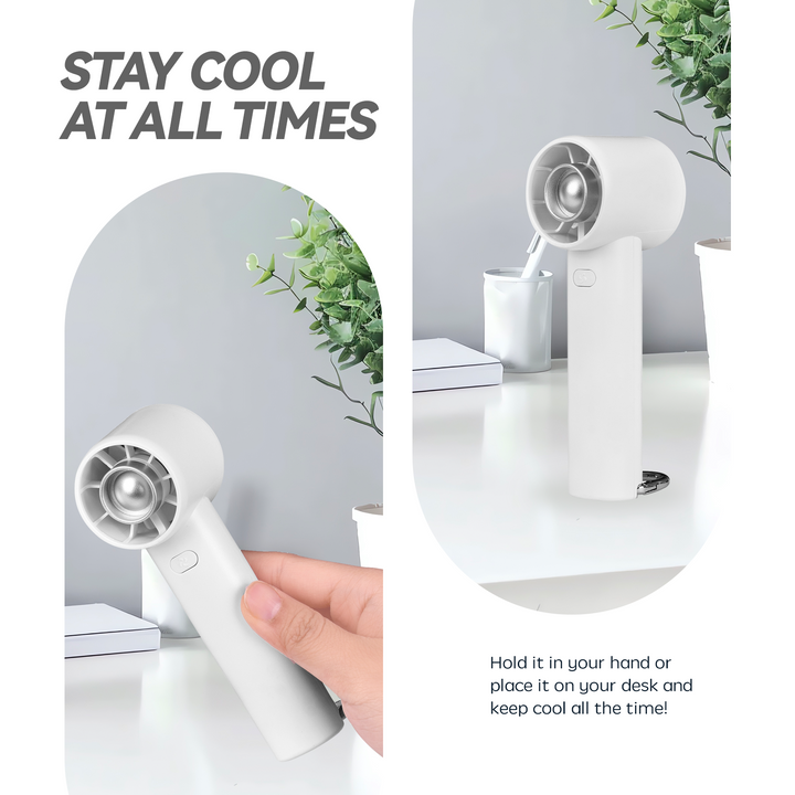 Handheld USB-C Rechargeable Mini Fan