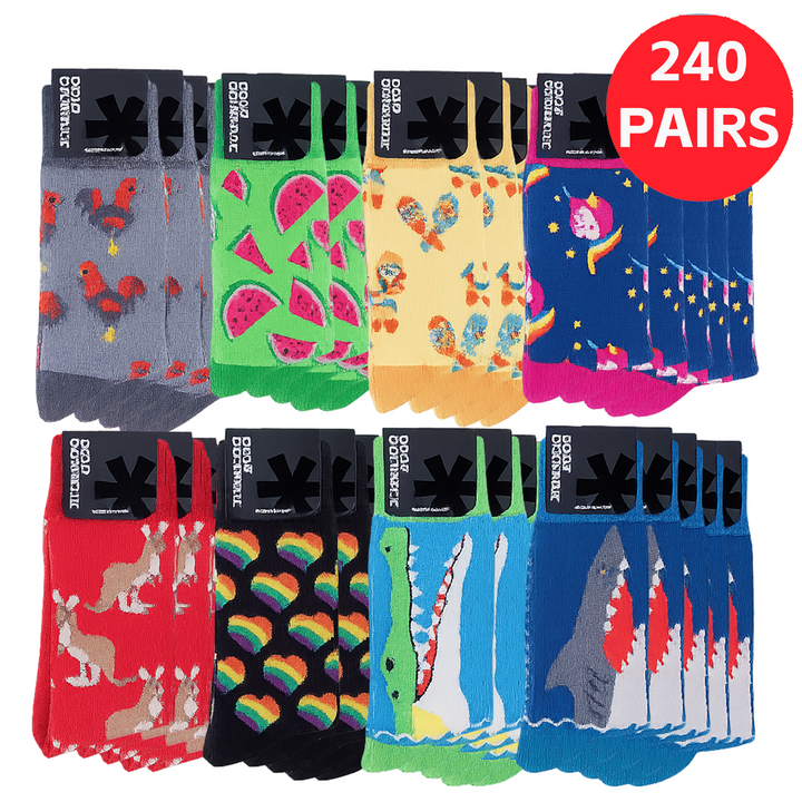 Wholesale 240 Pairs Novelty Socks