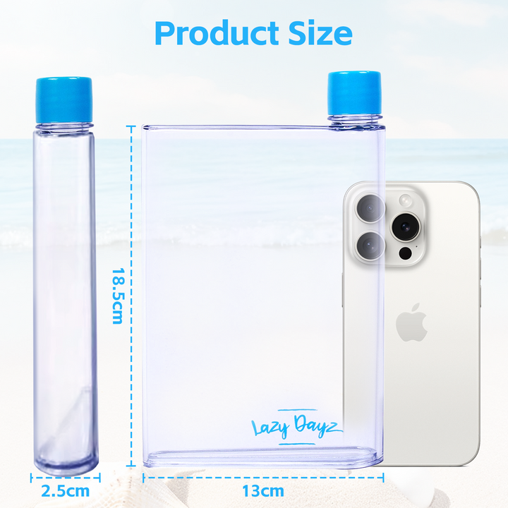 Lazy Dayz Flat Bottle 380ml - Pink