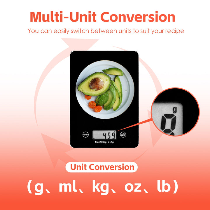 5 KG Digital Glass Kitchen Scale