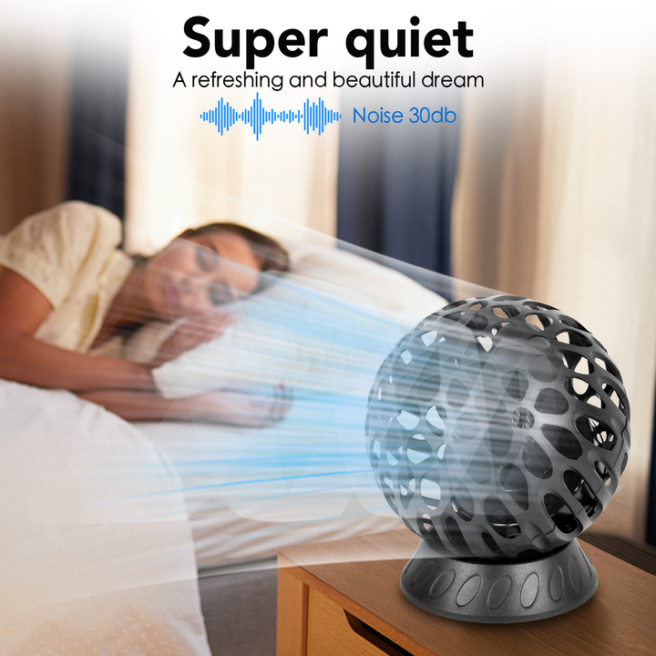 Brillar Battery Powered Mini Desktop Fan