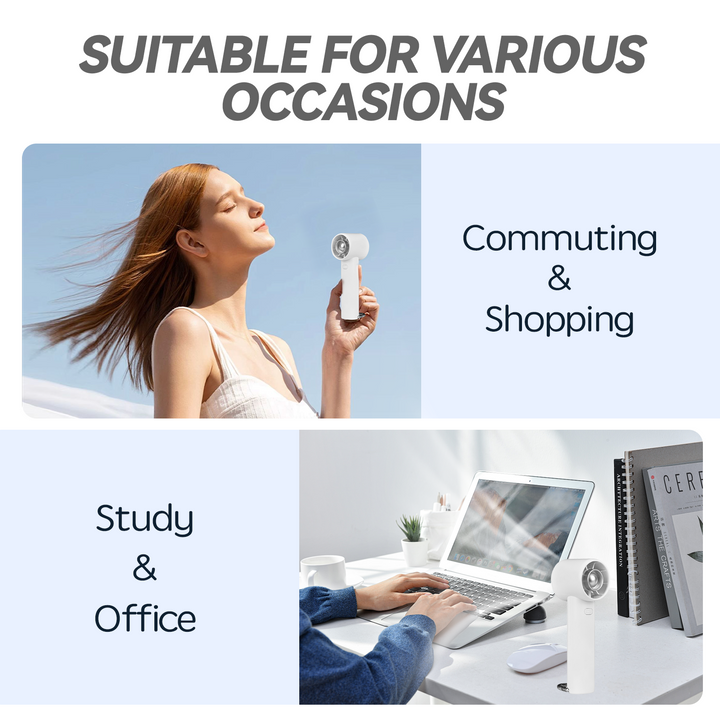 Handheld USB-C Rechargeable Mini Fan