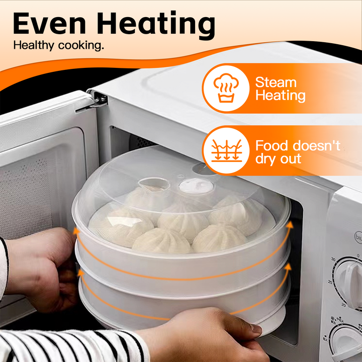 2 Tier Microwave Steamer