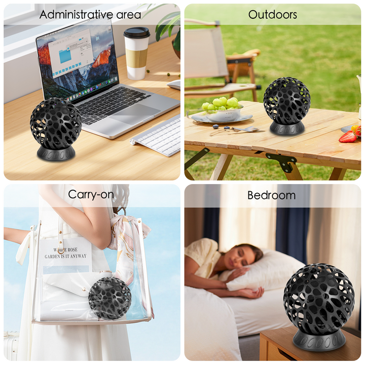 Brillar Battery Powered Mini Desktop Fan