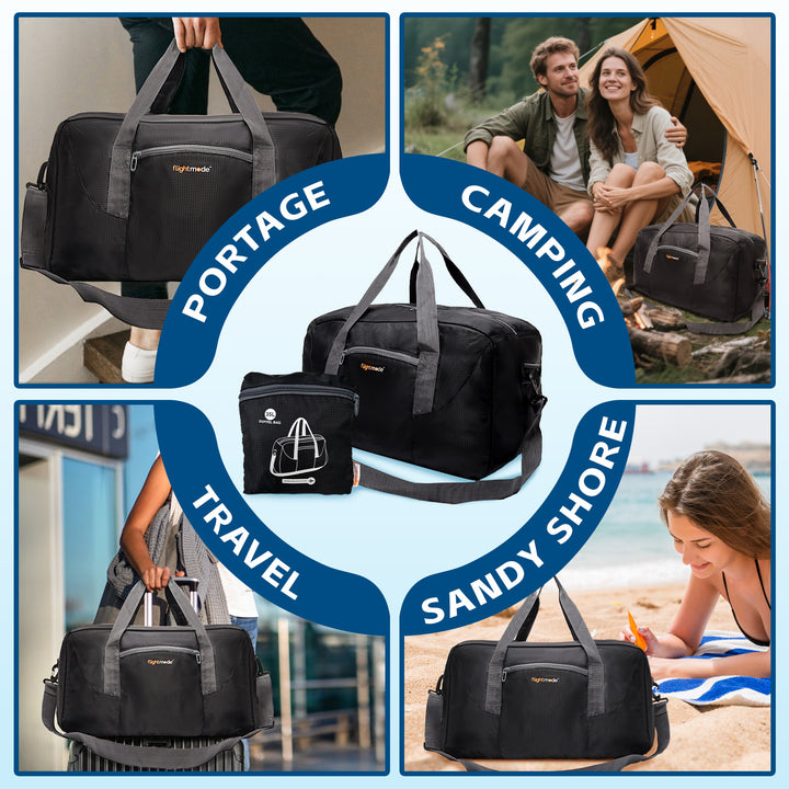 35L Foldable Lightweight Duffel Travel Bag