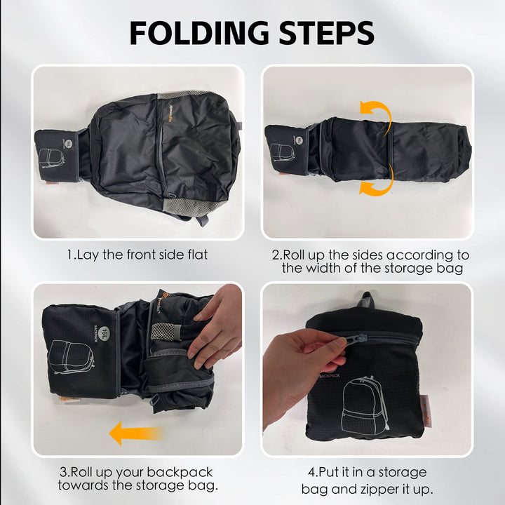 16L Travel Foldable Lightweight Backpack/Daypack