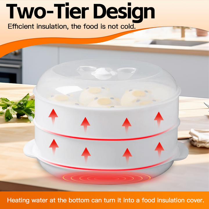 2 Tier Microwave Steamer