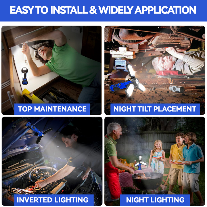 Brillar 200 Lumen 3 Foldable Panel LED Floodlight Lamp