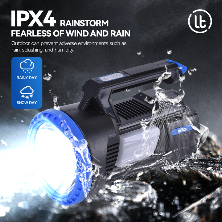 Brillar 300 Lumen USB Rechargeable Multifunction LED Searchlight