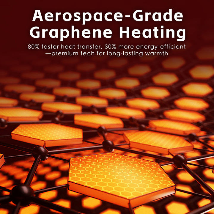 2200W Graphene Floor Electric Heater – Fast Heating, Energy-Efficient, Portable Indoor Heater