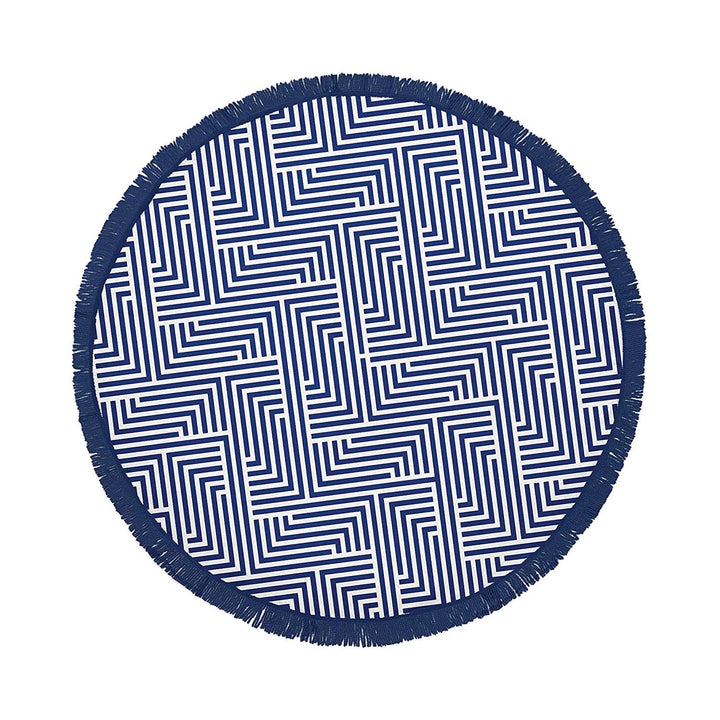 Lazy Dayz towel Copy of Round Beach Towel with Tinsel - Rainbow