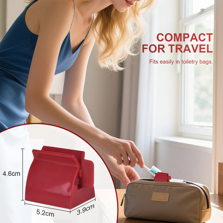 2 Pcs Toothpaste Rolling Dispensers Squeezer