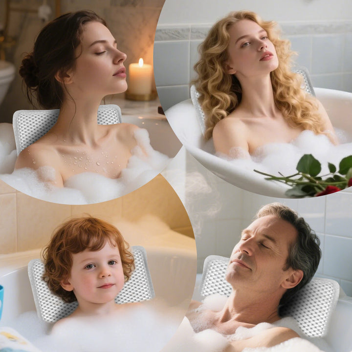 Suction Cup Bath Pilllow
