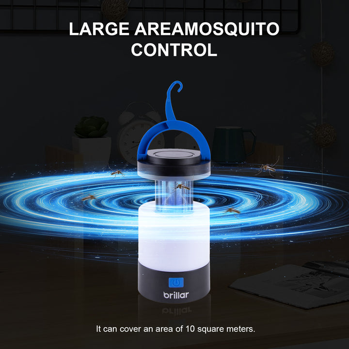 Brillar 3 in 1 Rechargeable Camping Bug Zapper Insect Killer Lantern