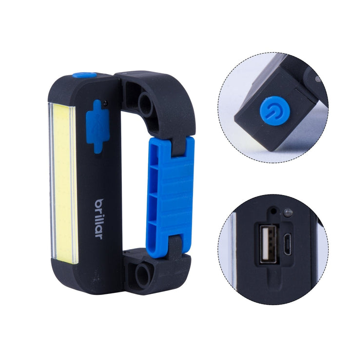 Brillar Brillar Powerbank Carabiner Torch 2200mAh - Blue