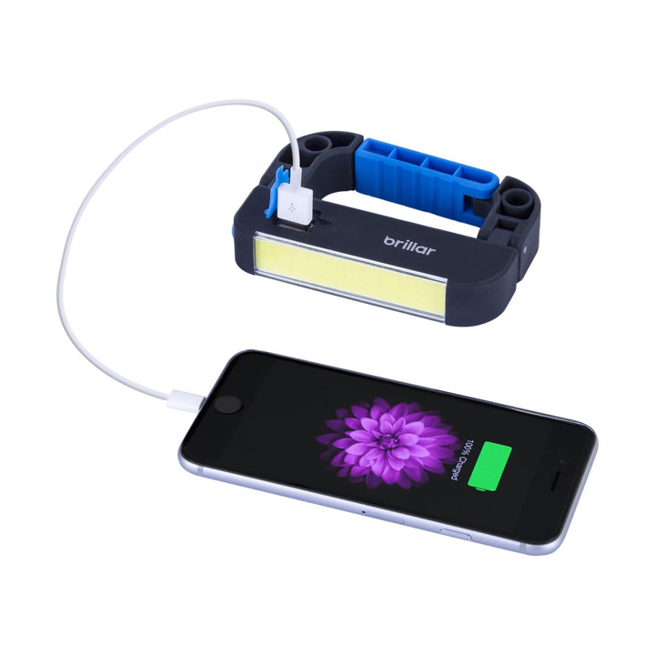 Brillar Brillar Powerbank Carabiner Torch 2200mAh - Blue