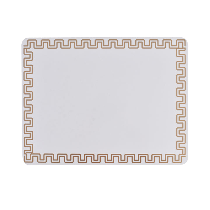 4 Pcs Clevinger MD Placemats Gold Border