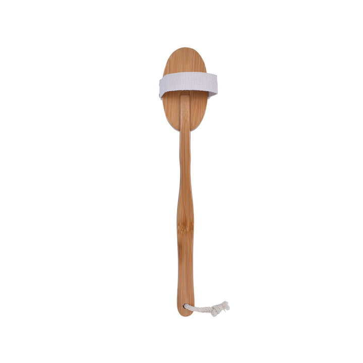 Bamboo Bath Shower Long Detachable Handle Body Brush