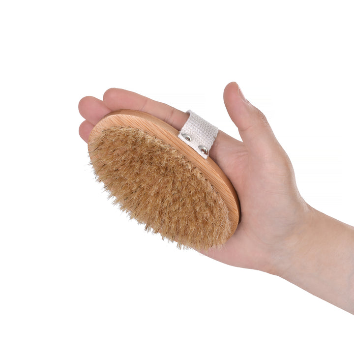 Bamboo Bath Shower Long Detachable Handle Body Brush
