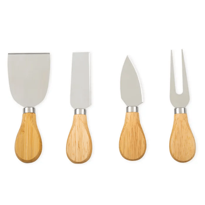 Living Today Kitchen Knives Clevinger Avalon 4 Piece Wood Handle Cheese Knife Set