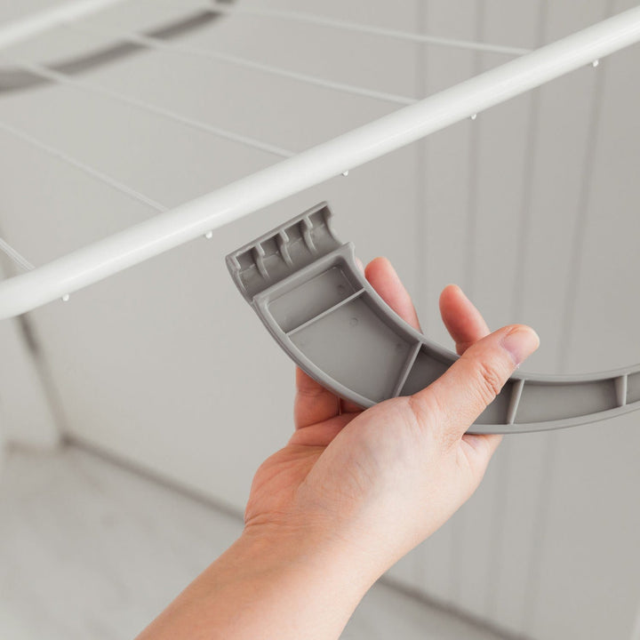 Clevinger Towel Racks & Holders Over Door Clothes Airer - 5 Rail Over Door Folding Multi Clothes Airer Laundry Drying Hanger Coat Portable Dryer