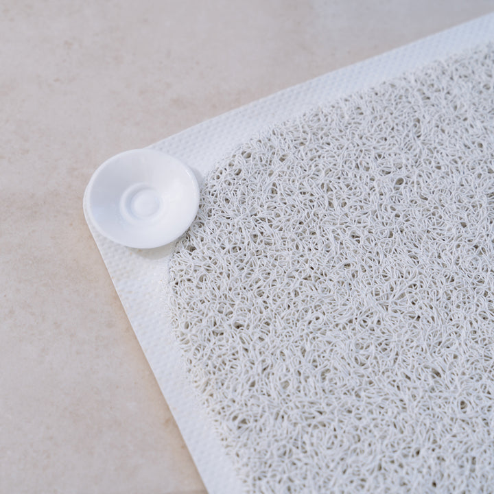 2 Pcs Premium Non-Slip Loofah Shower Mat Bathroom Safe 75 x 44 cm