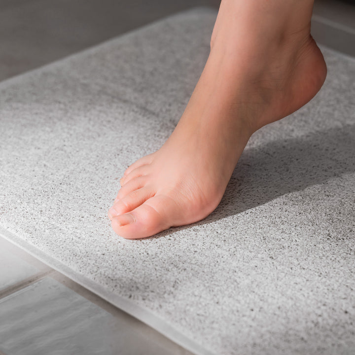 2 Pcs Premium Non-Slip Loofah Shower Mat Bathroom Safe 75 x 44 cm