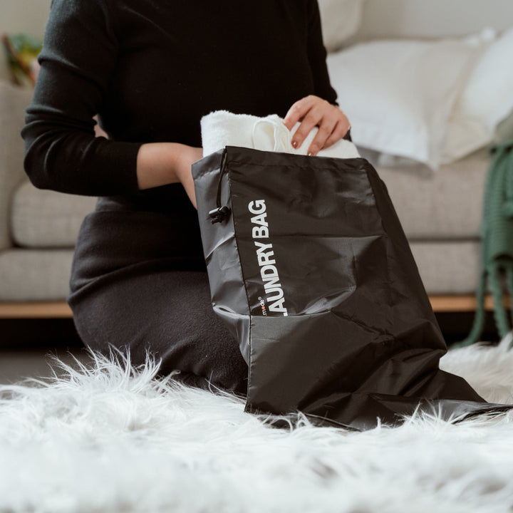 Flightmode 4PK Travel Laundry Bag Drawstring Water Resistant Sports Gym Clothes Organiser