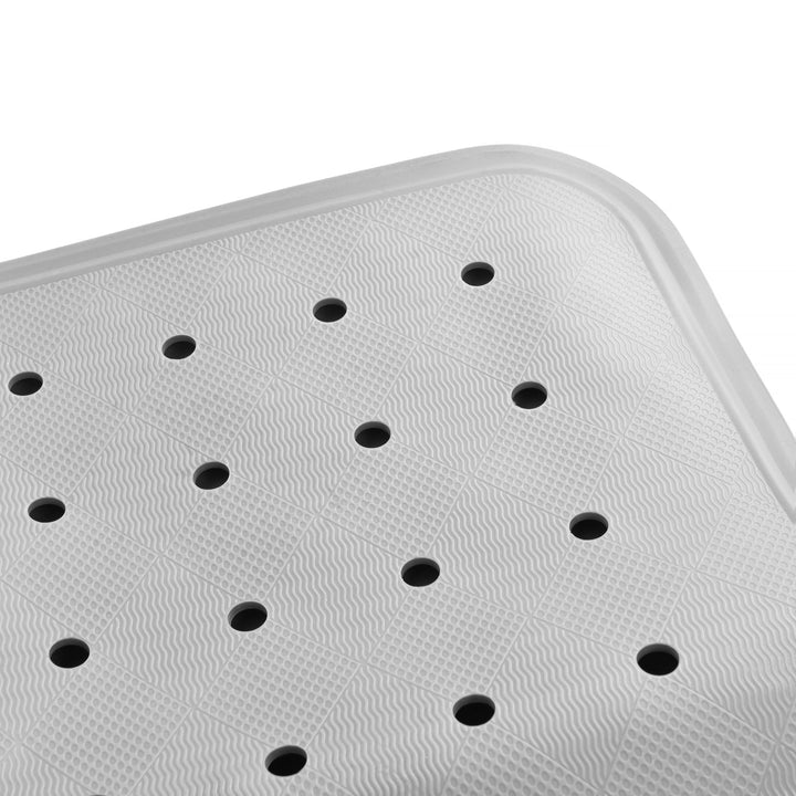 2 Pcs  70×40 cm Anti‑Slip Grip Shower Mat Quick‑Dry Bath Mat with 100+ Suction Cups