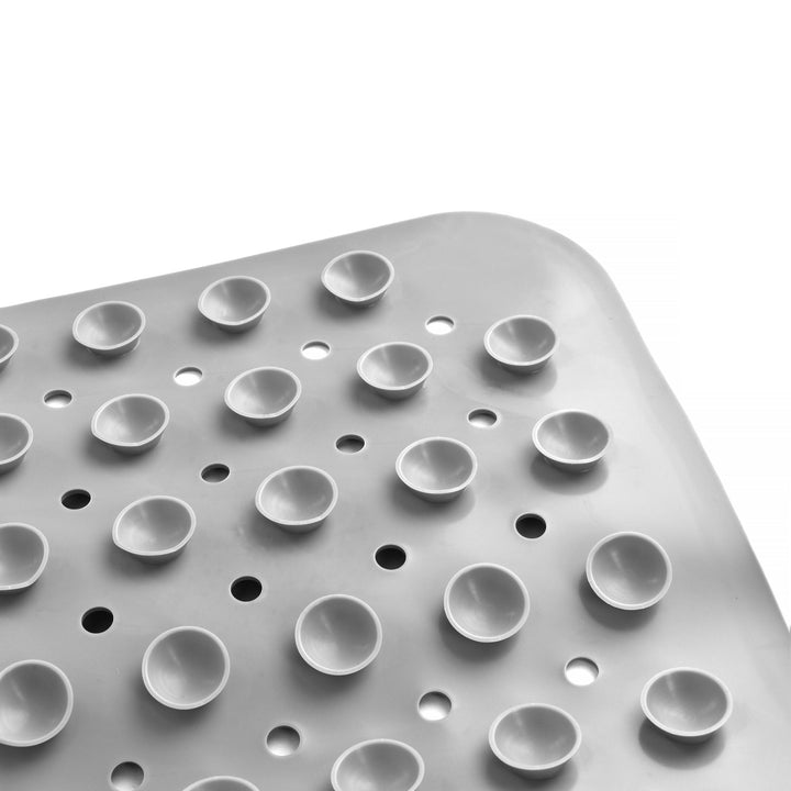 2 Pcs  70×40 cm Anti‑Slip Grip Shower Mat Quick‑Dry Bath Mat with 100+ Suction Cups