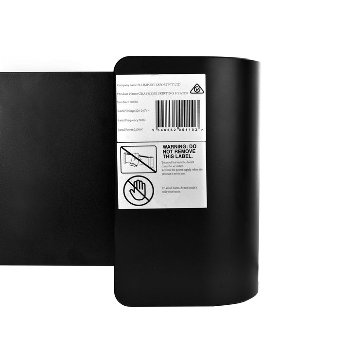 2200W Graphene Floor Electric Heater – Fast Heating, Energy-Efficient, Portable Indoor Heater