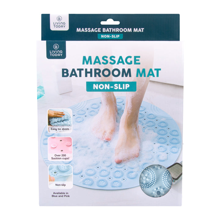 Livingtoday Non-Slip Massager Bathroom Mat