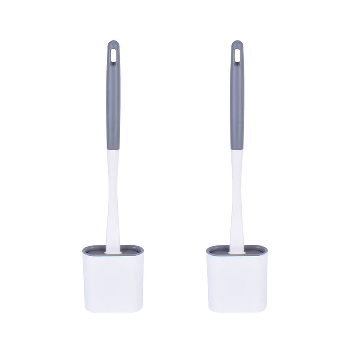 2 Pcs Toilet Brush Set