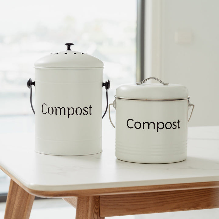 Living Today Kitchen 3.5L Kitchen Bench Compost Bin