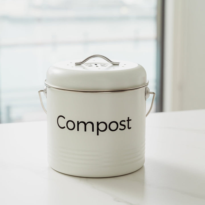 Living Today Kitchen 3.5L Kitchen Bench Compost Bin