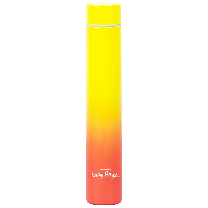 Lazy Dayz Hydration Lazy Dayz Slimline Drink Bottle 300ml - Yellow Peach Ombre