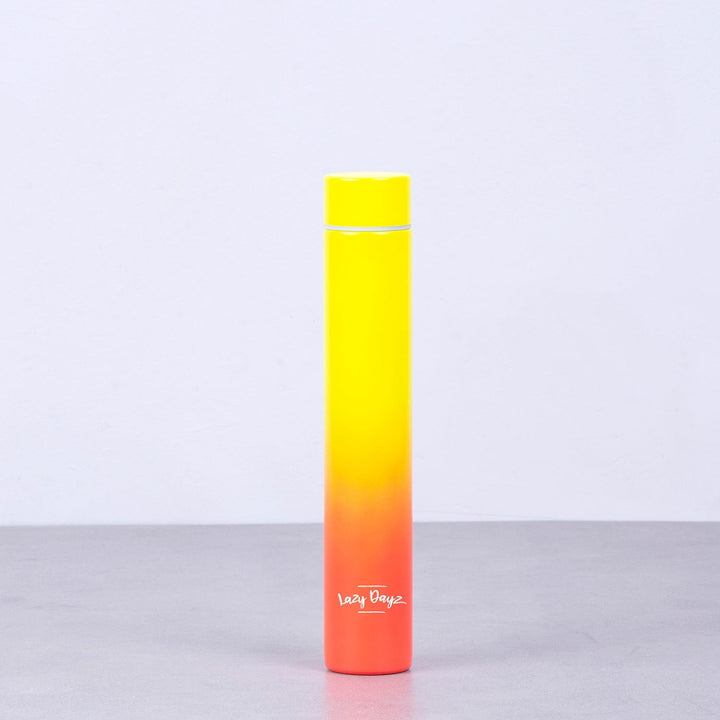 Lazy Dayz Hydration Lazy Dayz Slimline Drink Bottle 300ml - Yellow Peach Ombre