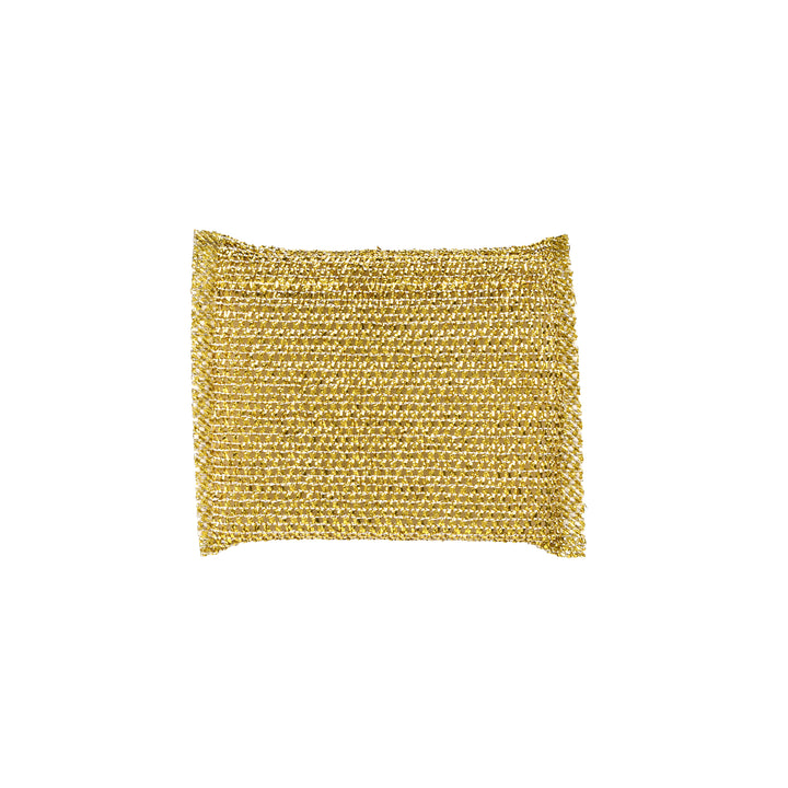 8 Pcs Non Scratch Mesh Sponge Metallic Silver and Gold