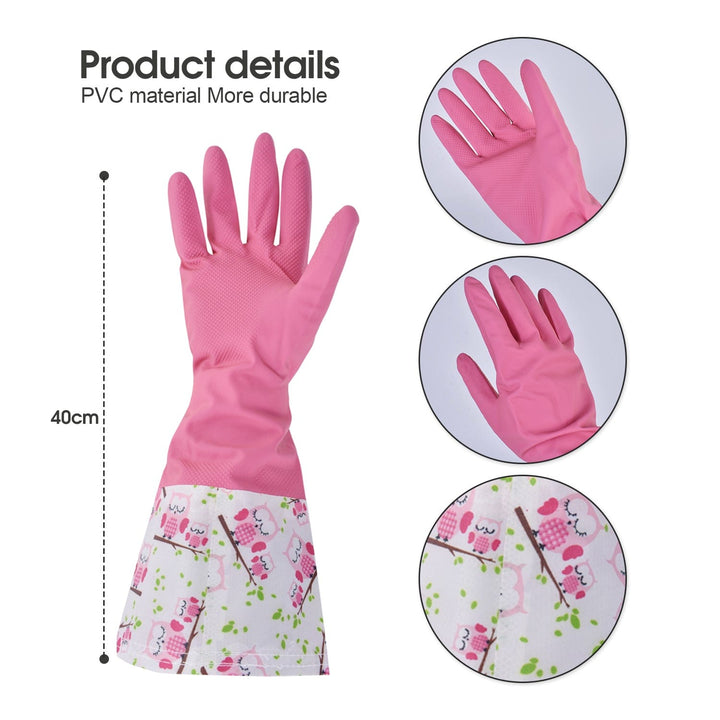 SPIFFY Deluxe Latex Household Cleaning Gloves