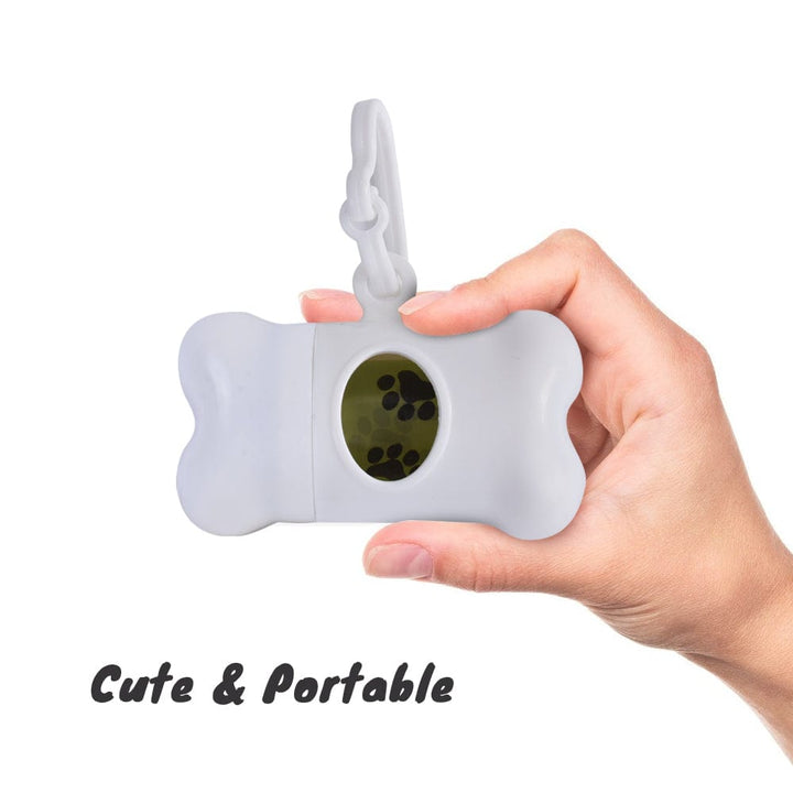 LIVINGTODAY dog poop dispenser and bags LIVINGTODAY Pet Dog Poop Dispenser and 165 Biodegradable Unscented Waste Bags