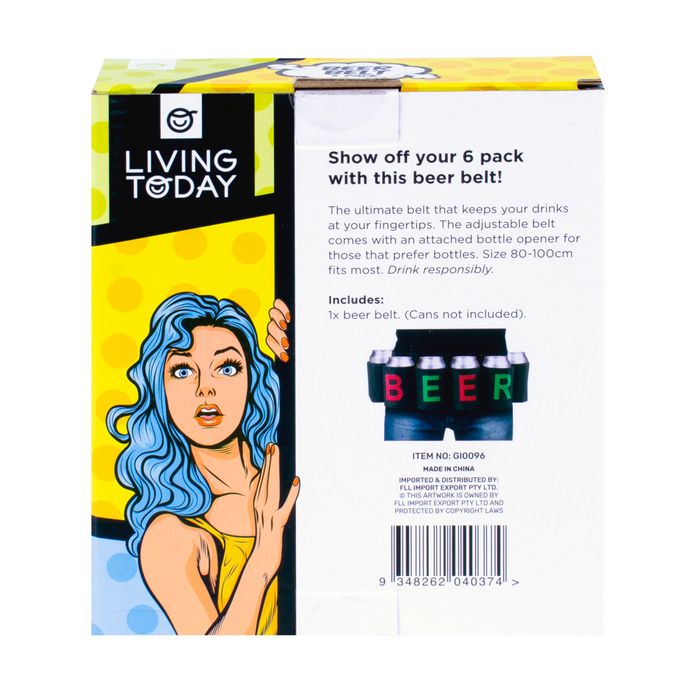 6 Pcs Party Game Beer Belt