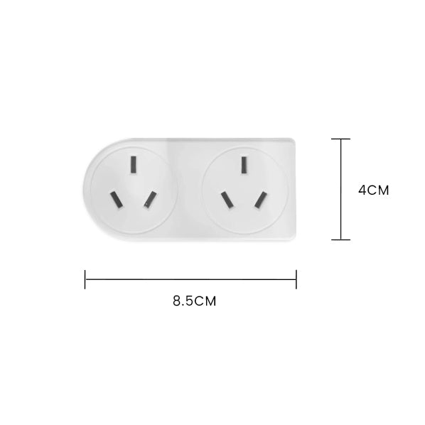 2 Pcs 2400W Double Adapter Right & Left Hand